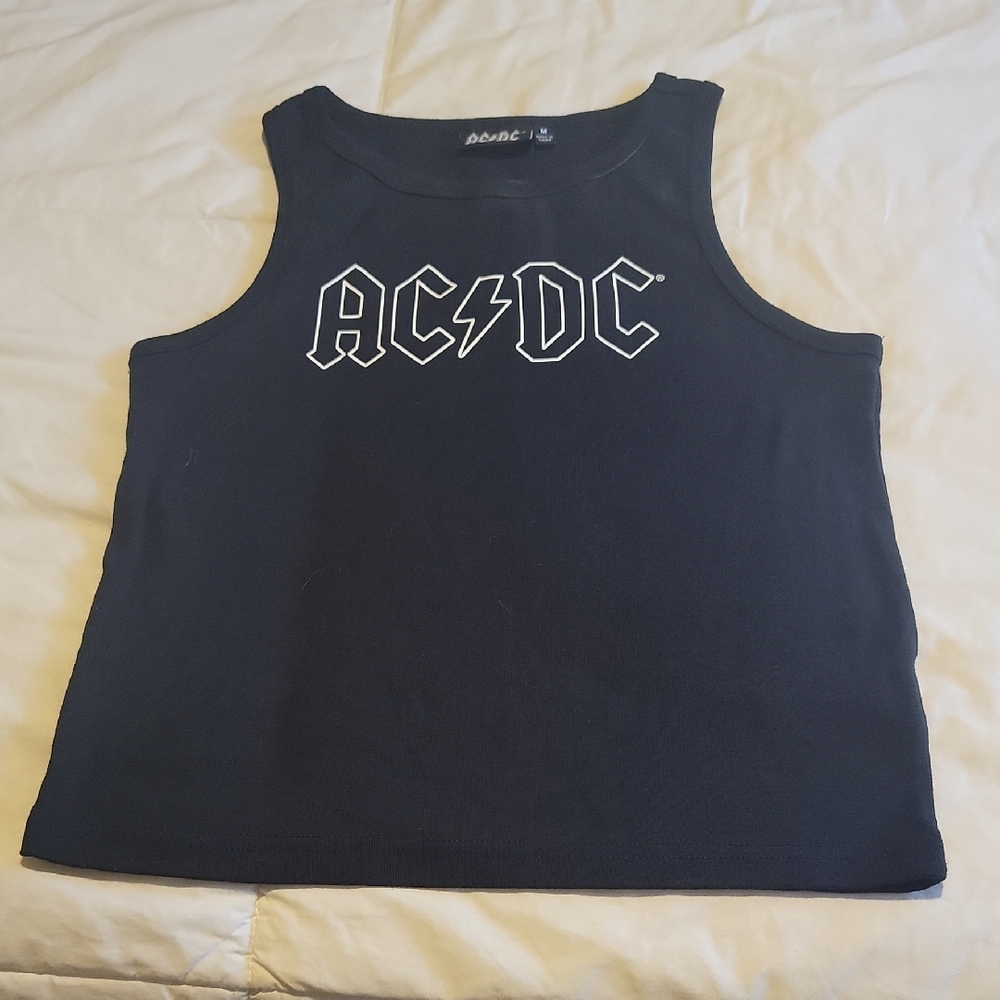 AC/DC Black Crew Neck Tee